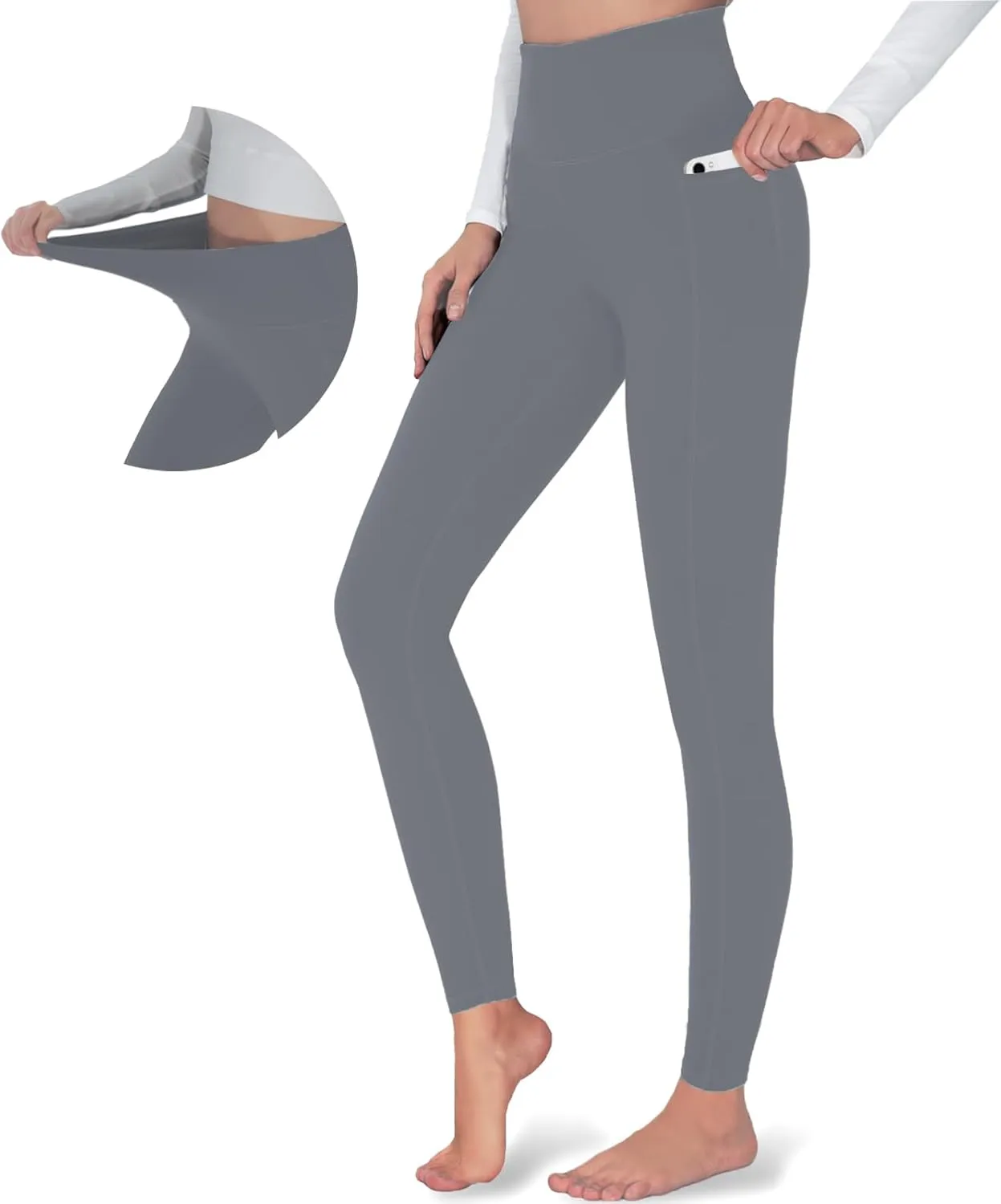 Yoga Leggings for Women High Waisted Tummy Control Yoga Pants Stretchy Gym Leggings with Pockets