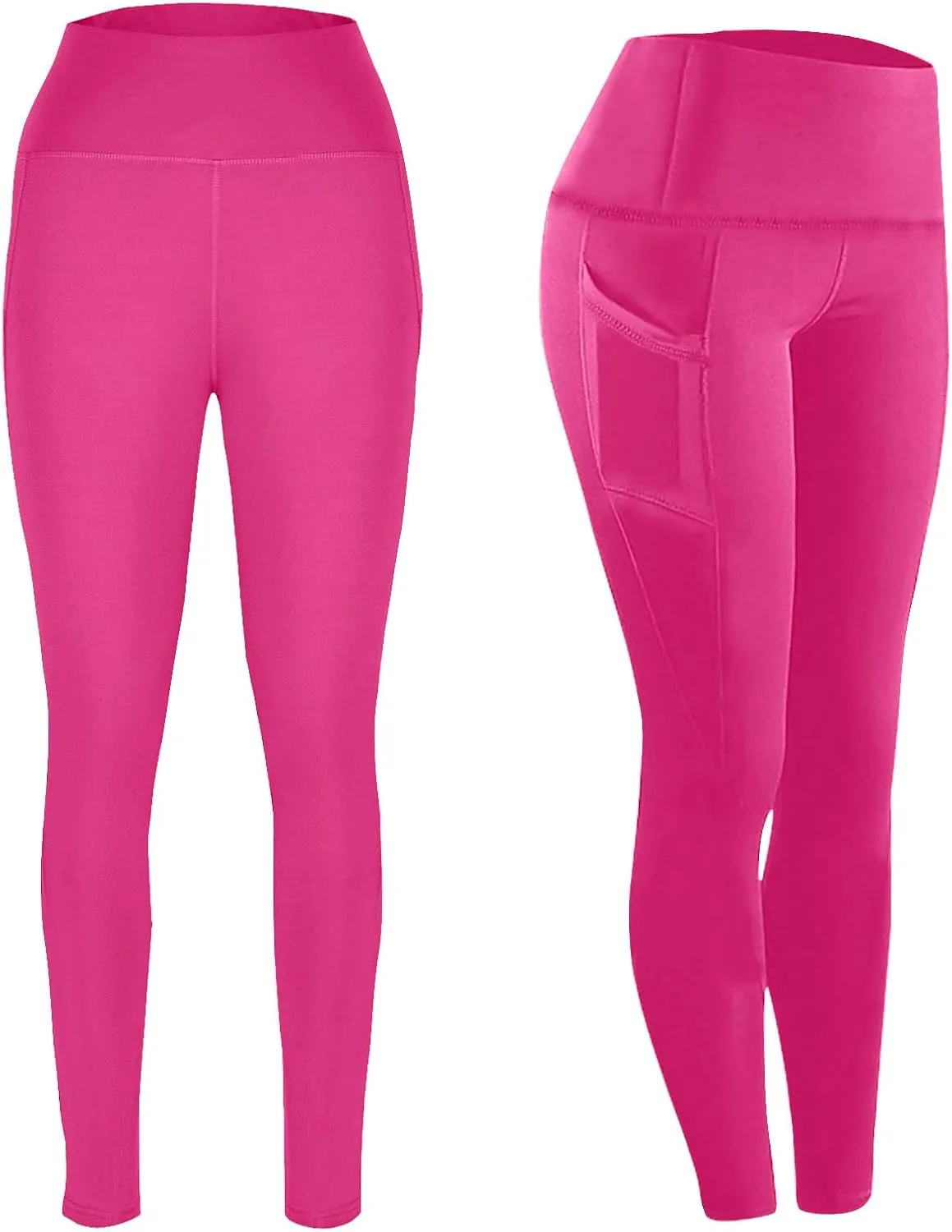 Yoga Pants Women with Pockets High Waist Tummy Control Pants Compression Workout Gym Leggings for Women