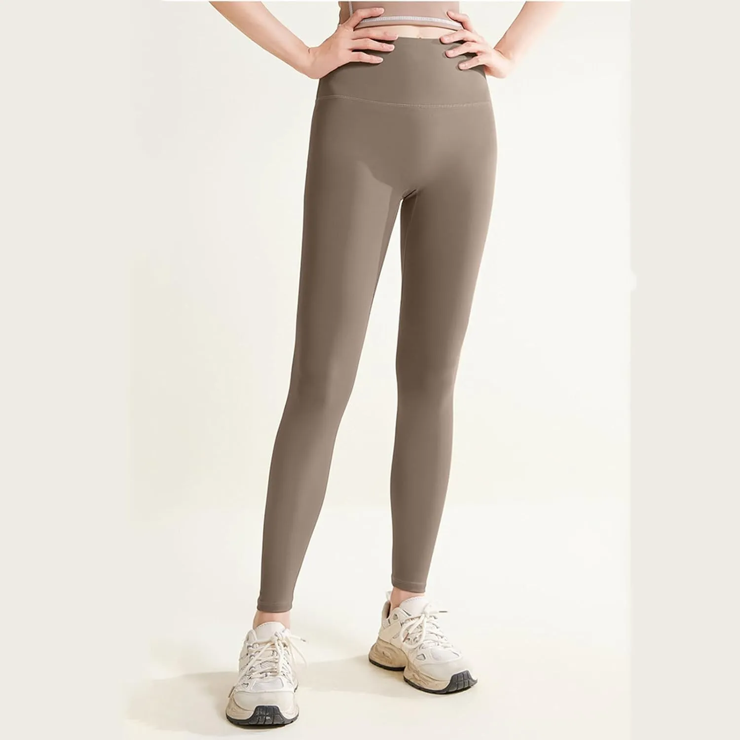 Yoga Pants Women with Pockets, Women's Workout Leggings,Yoga Clothes for Older Women,High Waisted Black Pants