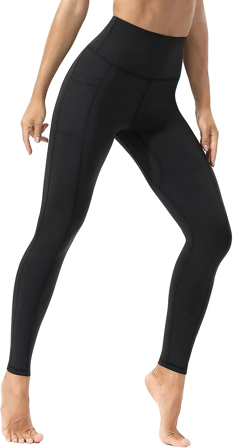 Yoga Pants-Workout Leggings for Women with Pockets High Waisted Tummy Control Postpartum Athletic Gym Leggings