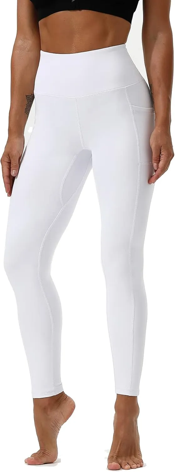 Yoga Pants-Workout Leggings for Women with Pockets High Waisted Tummy Control Postpartum Athletic Gym Leggings