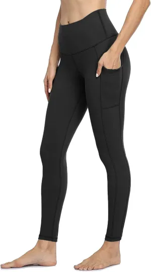 Yoga Pants-Workout Leggings for Women with Pockets High Waisted Tummy Control Postpartum Athletic Gym Leggings