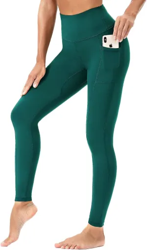 Yoga Pants-Workout Leggings for Women with Pockets High Waisted Tummy Control Postpartum Athletic Gym Leggings