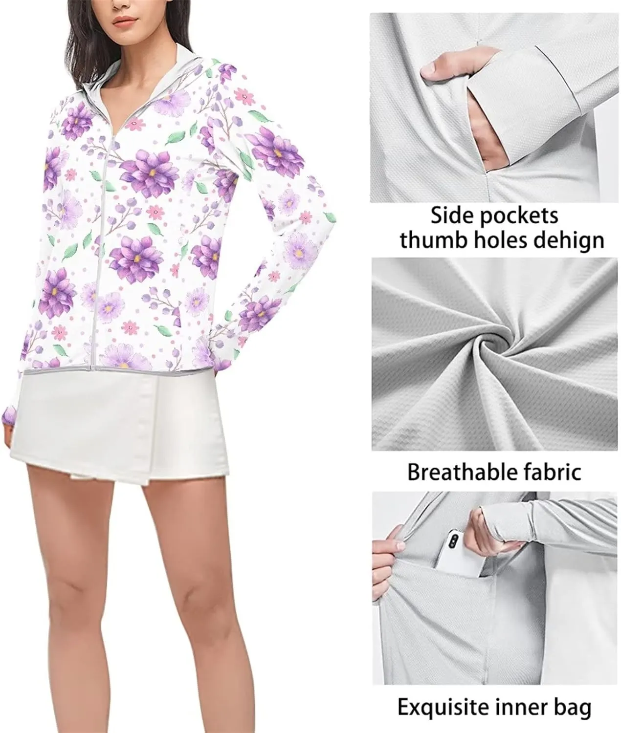 Ystardream Uv Protection Clothing for Women Girls Teen Sun Protection Shirts for Women