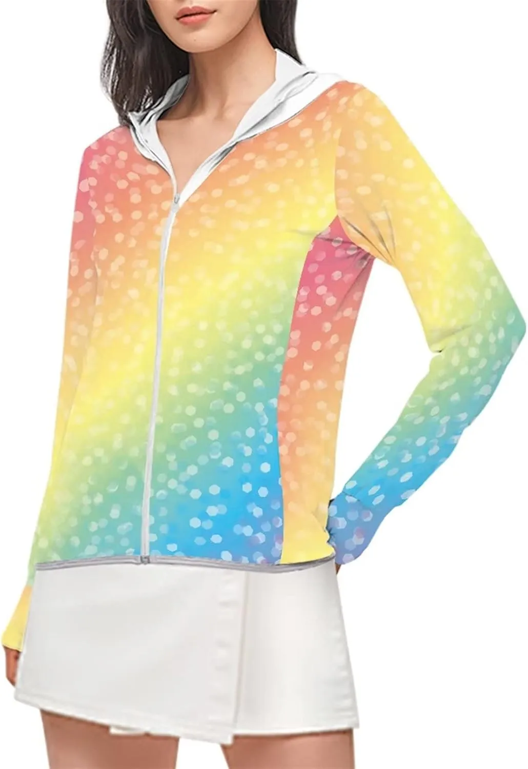 Ystardream Uv Protection Clothing Women for Fishing Camping Hiking Tennis Hoodies for Summer