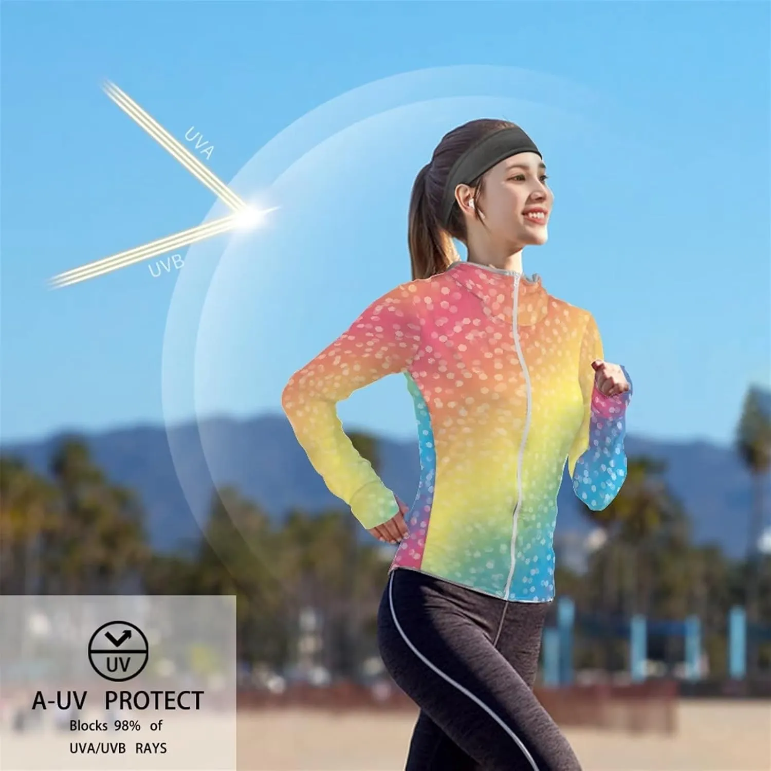 Ystardream Uv Protection Clothing Women for Fishing Camping Hiking Tennis Hoodies for Summer