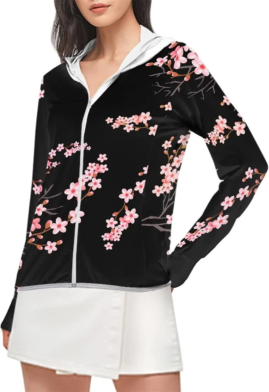Ystardream Uv Protection Clothing Women for Fishing Camping Hiking Tennis Hoodies for Summer