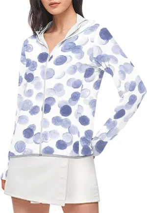 Ystardream Women's UPF 50  Sun Protection Hoodie Long Sleeve UV Shirts Jacket SPF Shirt with Pockets for Hiking Outdoor