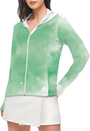 Ystardream Women's UPF 50  Sun Protection Hoodie Long Sleeve UV Shirts Jacket SPF Shirt with Pockets for Hiking Outdoor