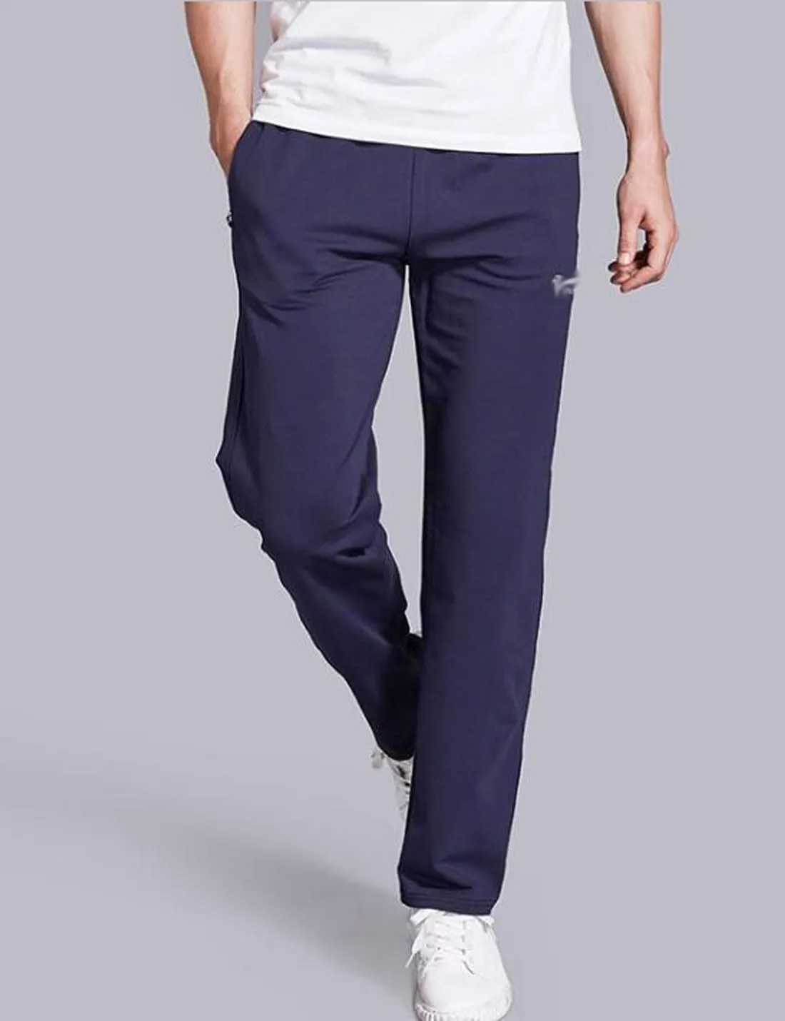 ZGZZ7 Men's Winter Fleece Lined Sweatpants Loose Straight Leg Athletic Thermal Jogger Pants